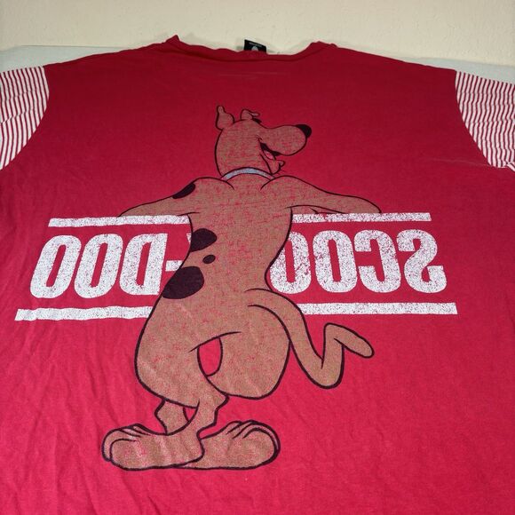 Vintage 90s Scooby Doo Sleep Shirt Womens OSFA  Double Sided Hanna Barbera CN - Picture 10 of 13